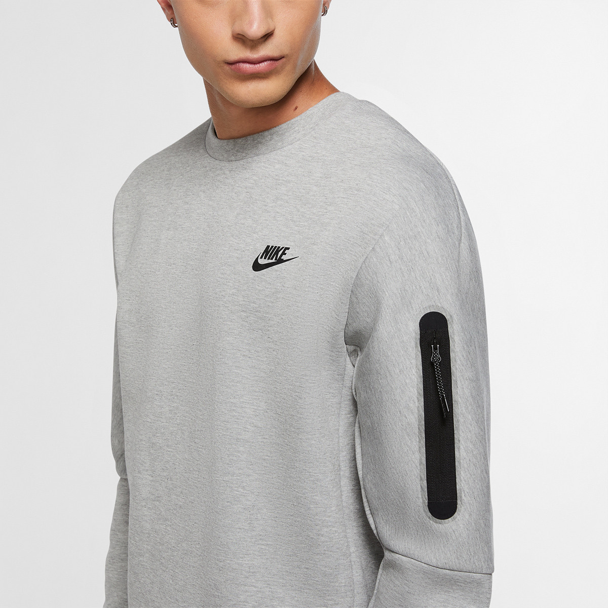 Nike tech on sale trui grijs