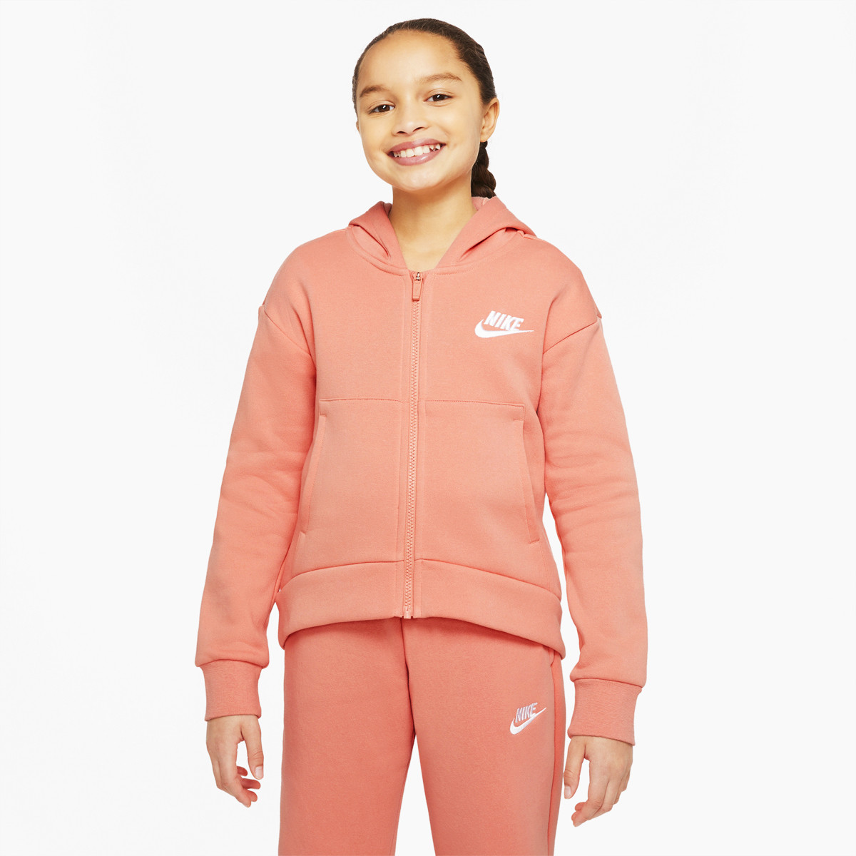 NIKE SPORTSWEAR CLUB FLEECE HOODIE JUNIOR MEISJES NIKE Junior