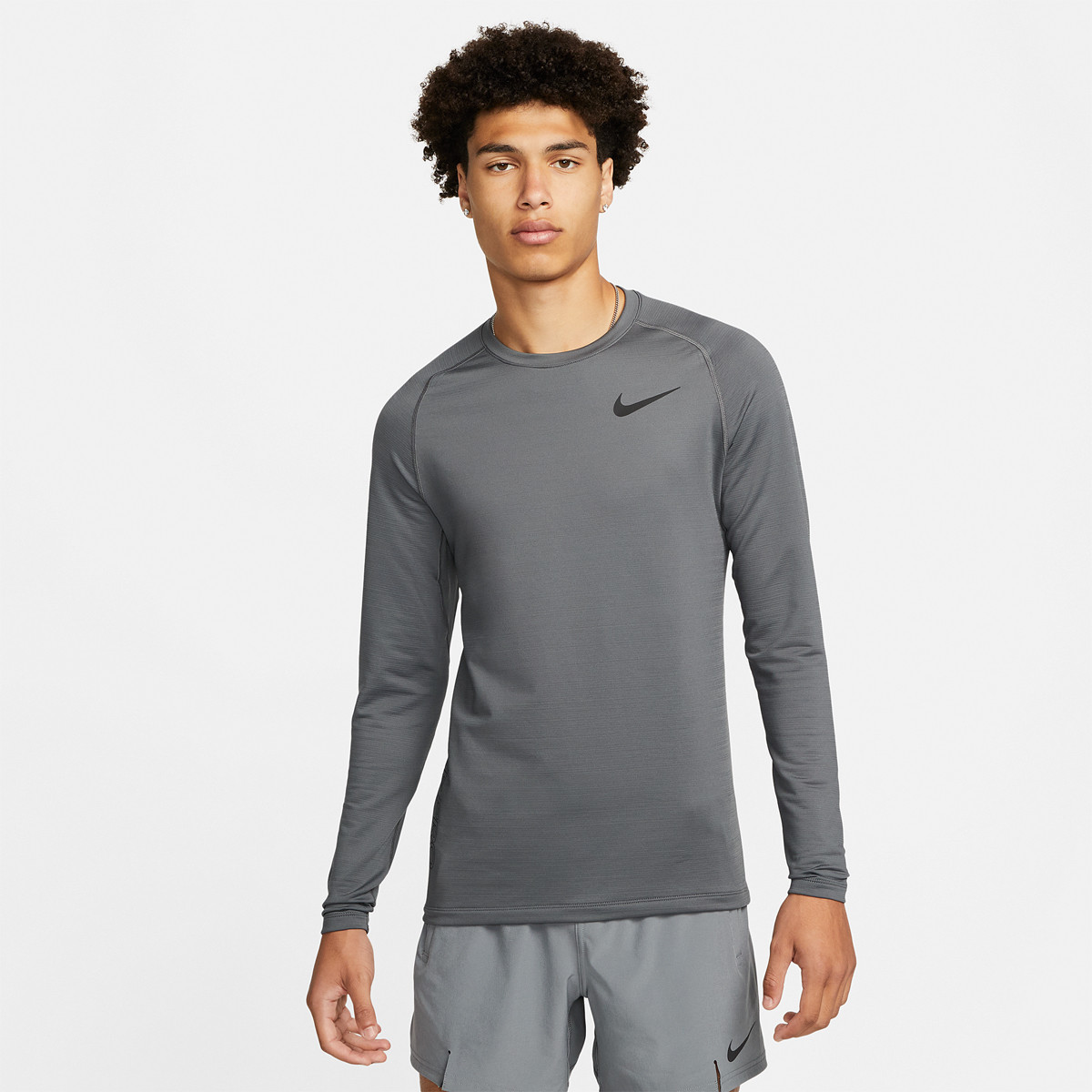 Nike pro on sale longsleeve shirt heren