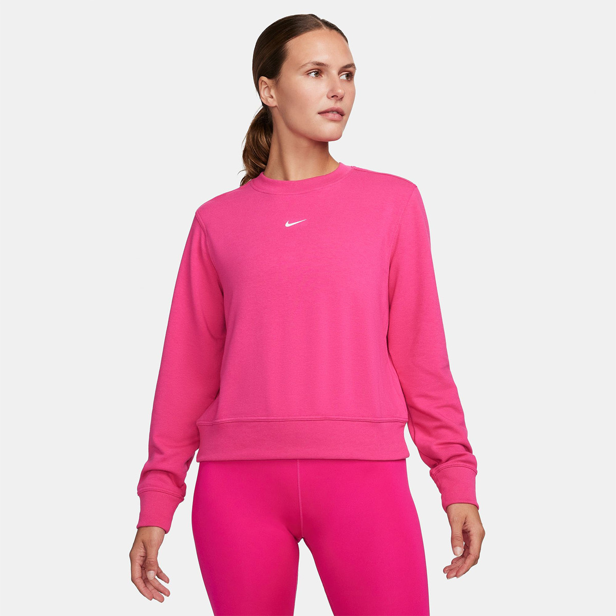 NIKE DRI FIT ONE CREW NECK SWEATER DAMES NIKE Dames Kleding