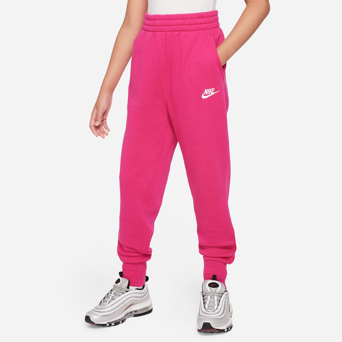 NIKE JUNIOR CLUB FLEECE HOGE TAILLE BROEK MEISJES NIKE Junior Kleding Tennispro