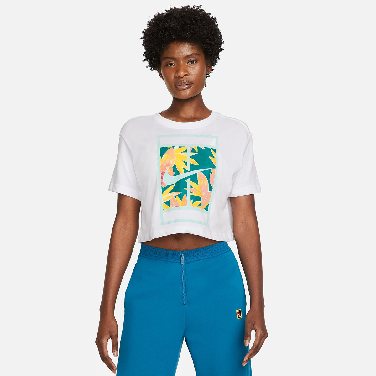NIKE DRI FIT SLAM CROP NEW YORK T SHIRT DAMES NIKE Dames