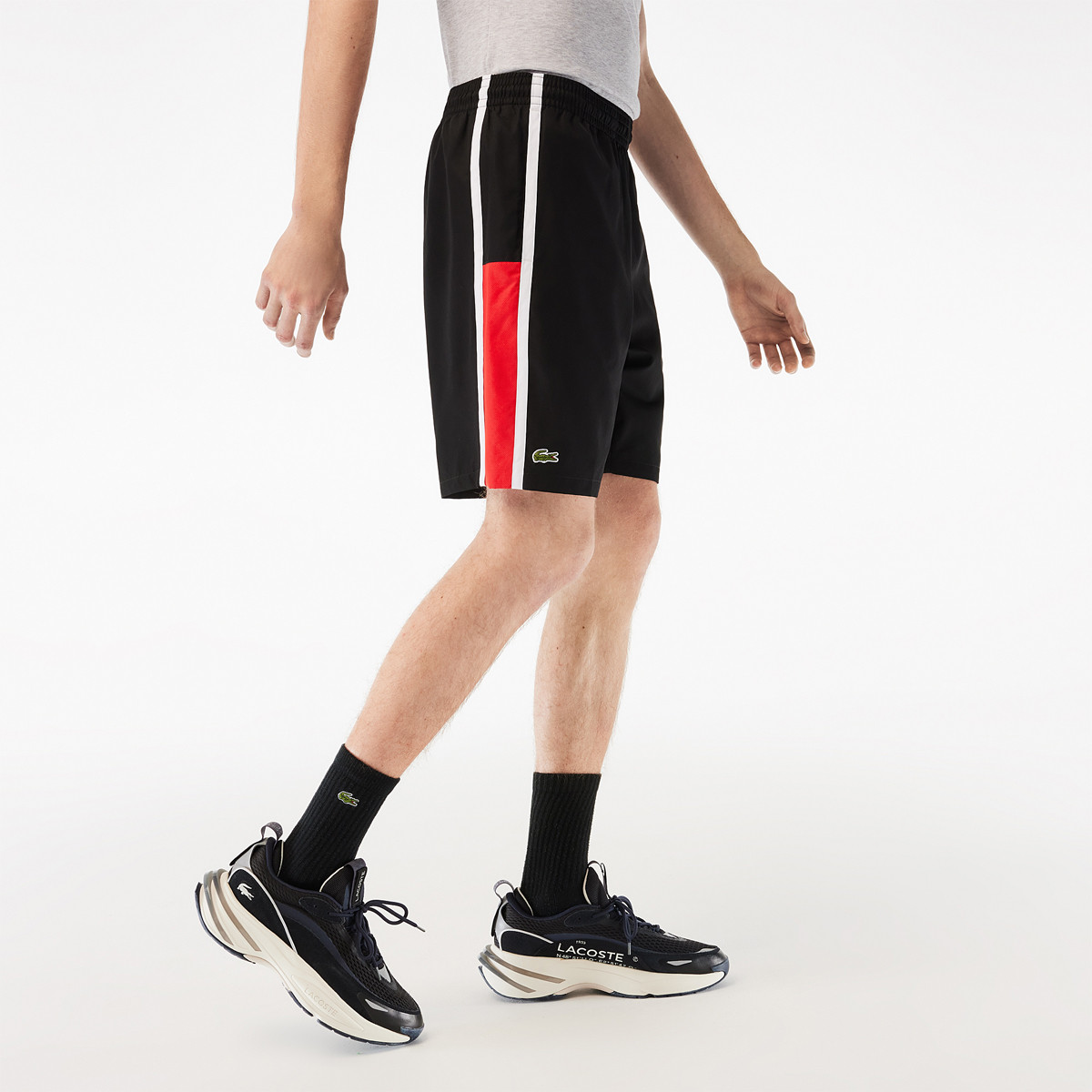 Lacoste basketball shorts store