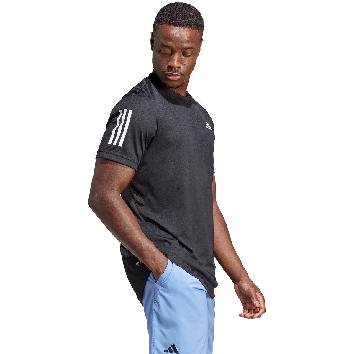 ADIDAS 3 STRIPES CLUB T SHIRT ADIDAS Heren Kleding Tennispro