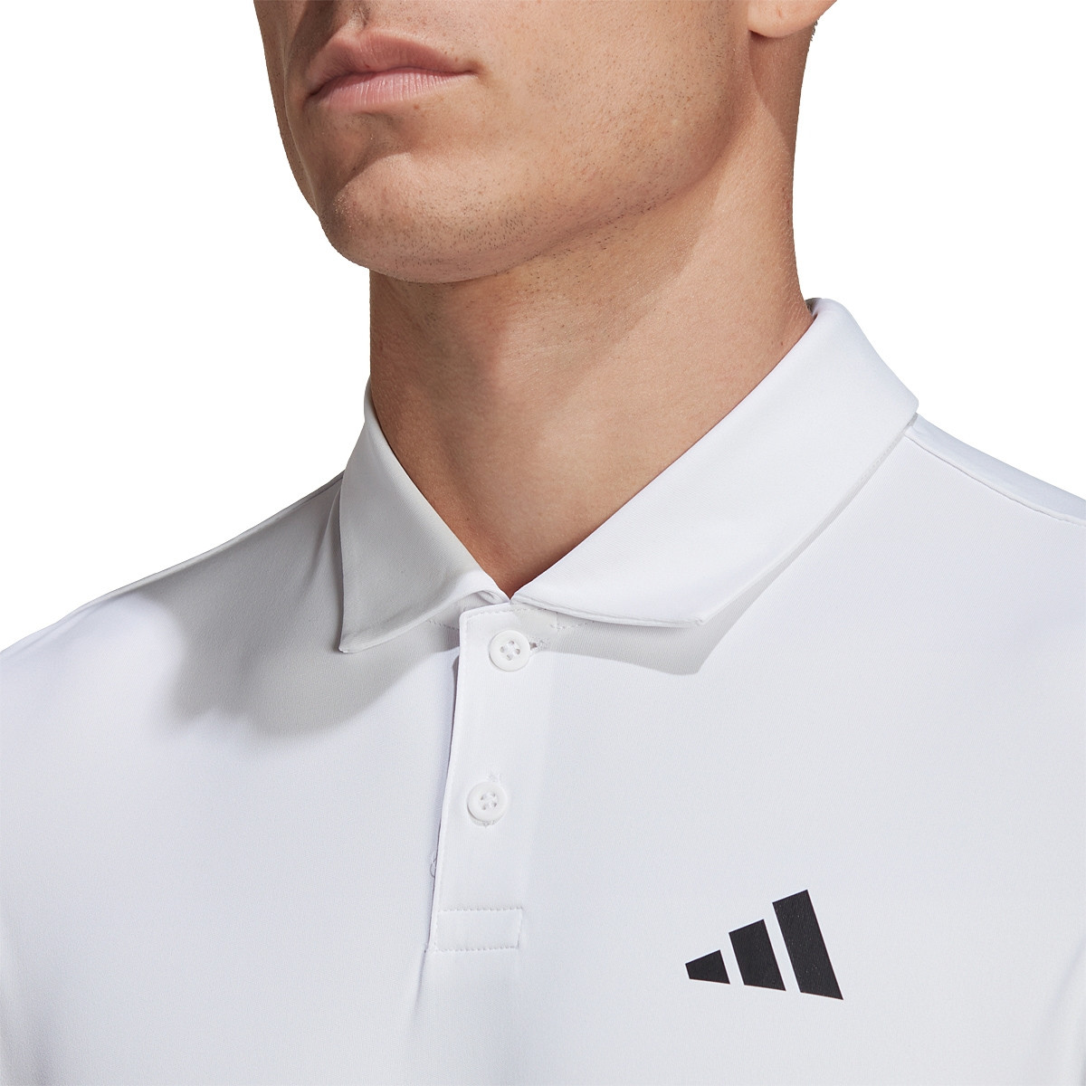 Adidas polo sales shirt white