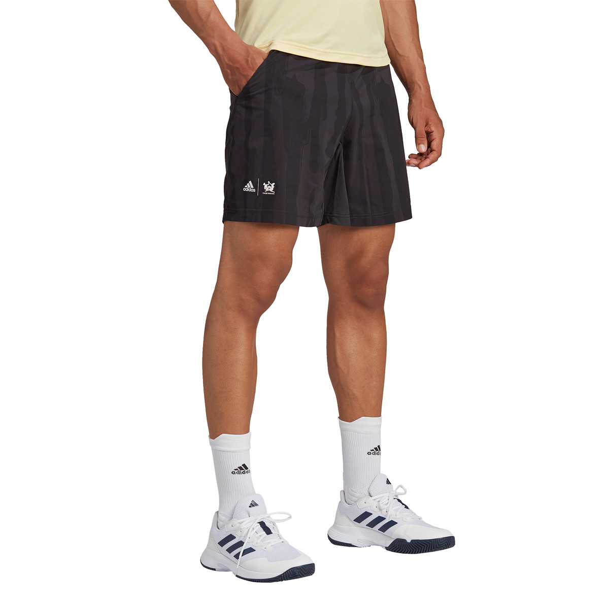 ADIDAS NEW YORK PRINTED SHORT ADIDAS Heren Kleding Tennispro