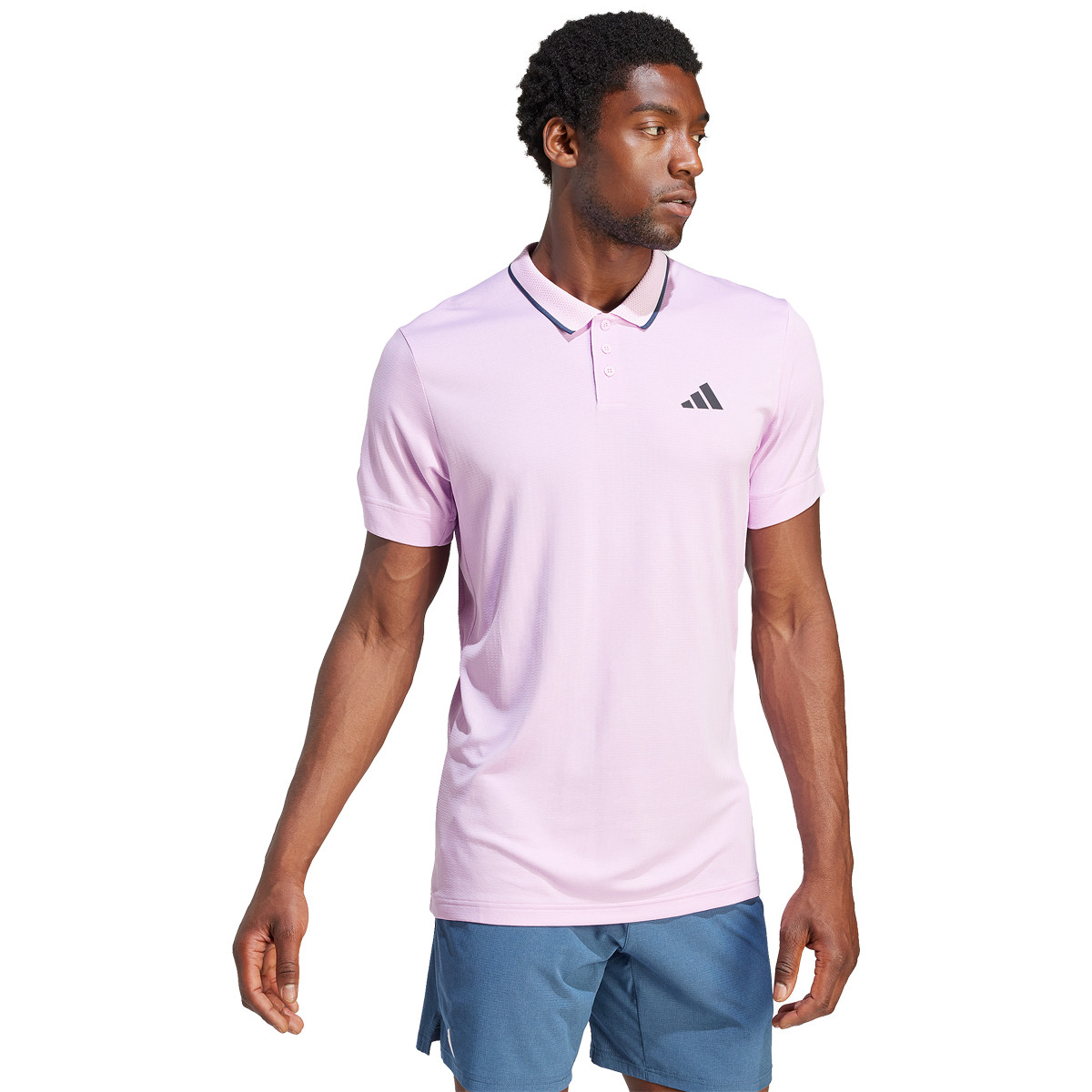 Adidas purple polo top shirt