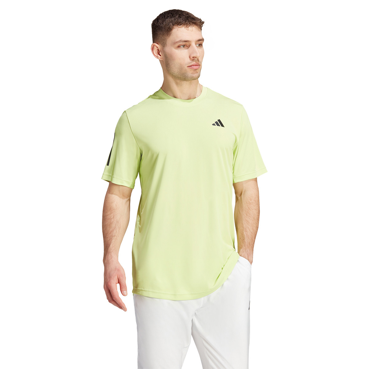 ADIDAS CLUB 3 STRIPES T SHIRT ADIDAS Heren Kleding Tennispro