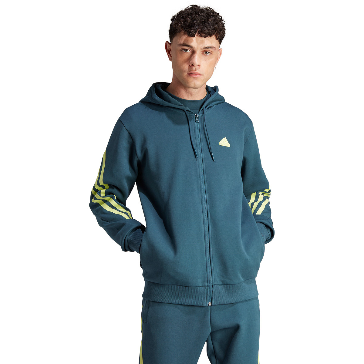 Adidas hoodie heren hot sale groen