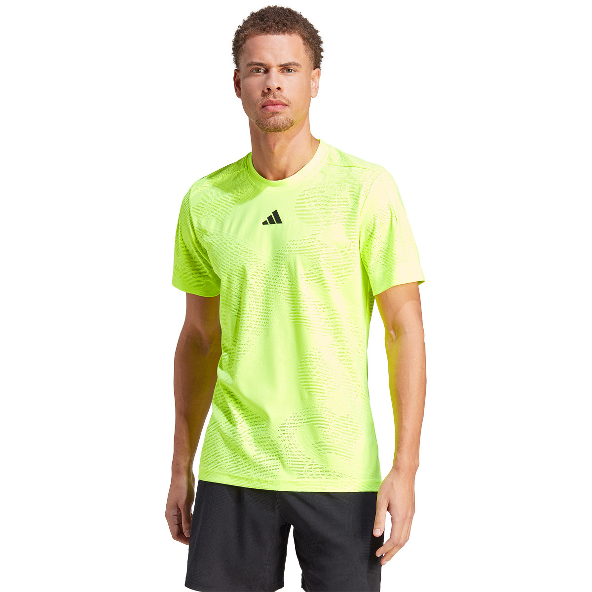 Adidas t shirt vert hot sale