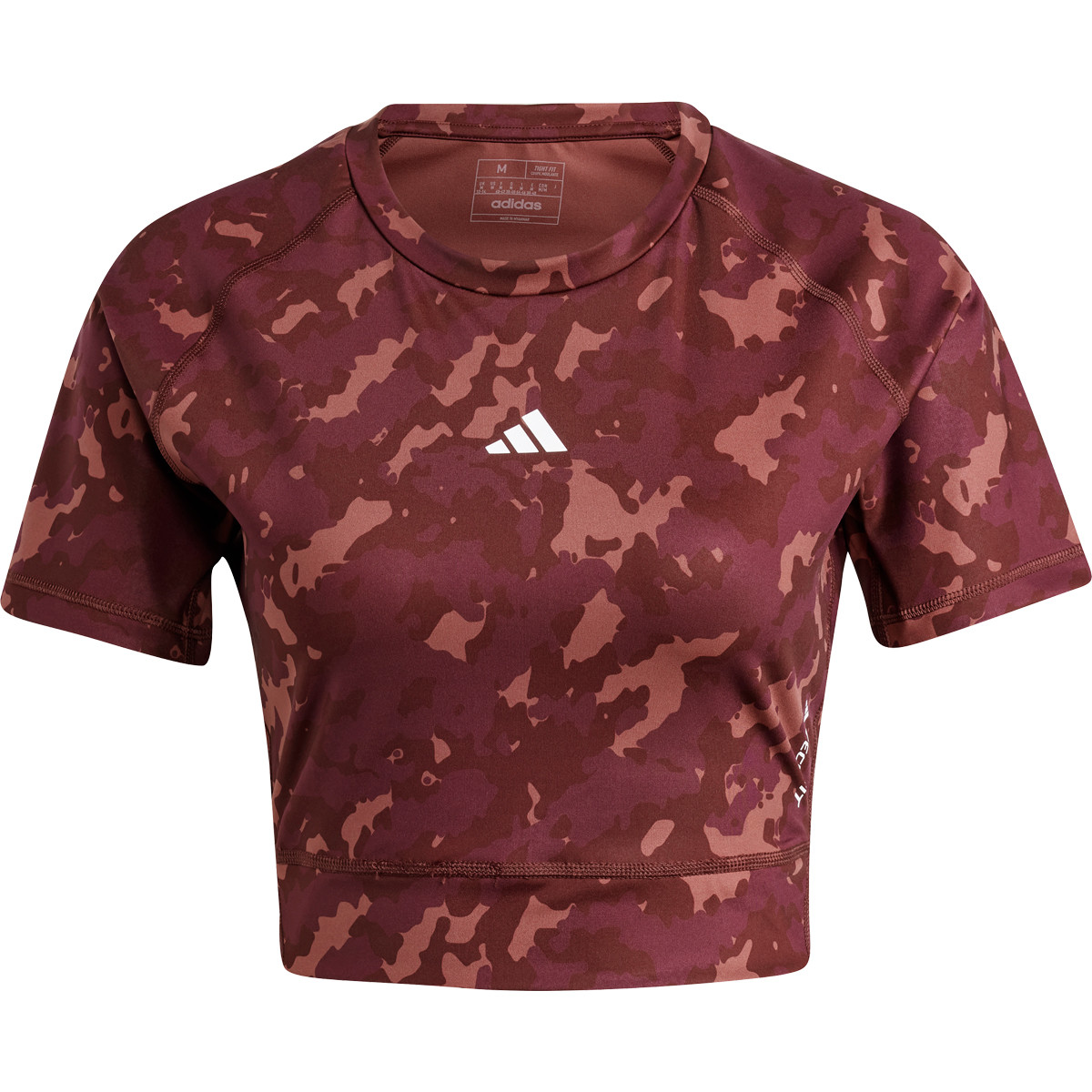 Adidas shirt dames bruin store