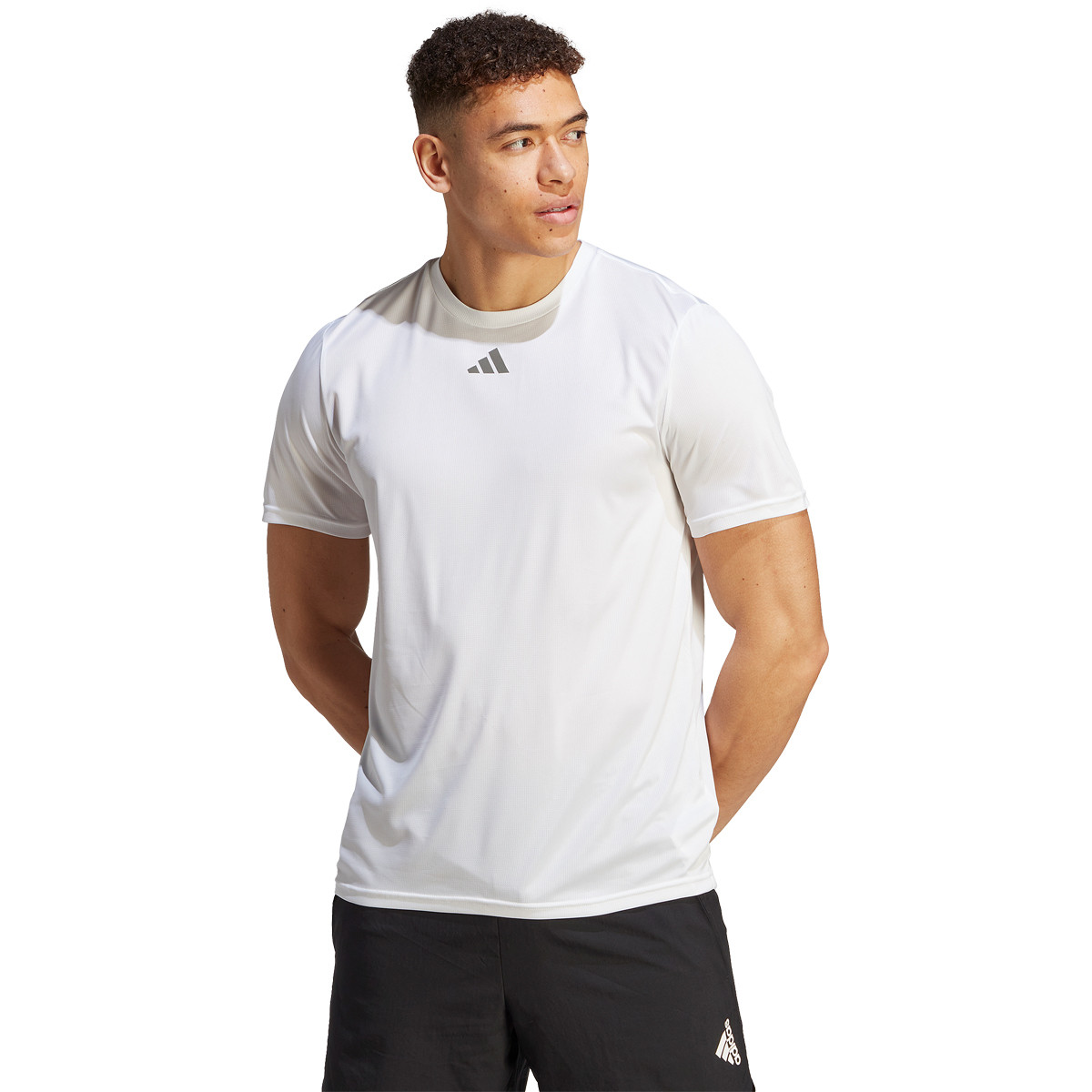 Adidas shirt wit sale heren