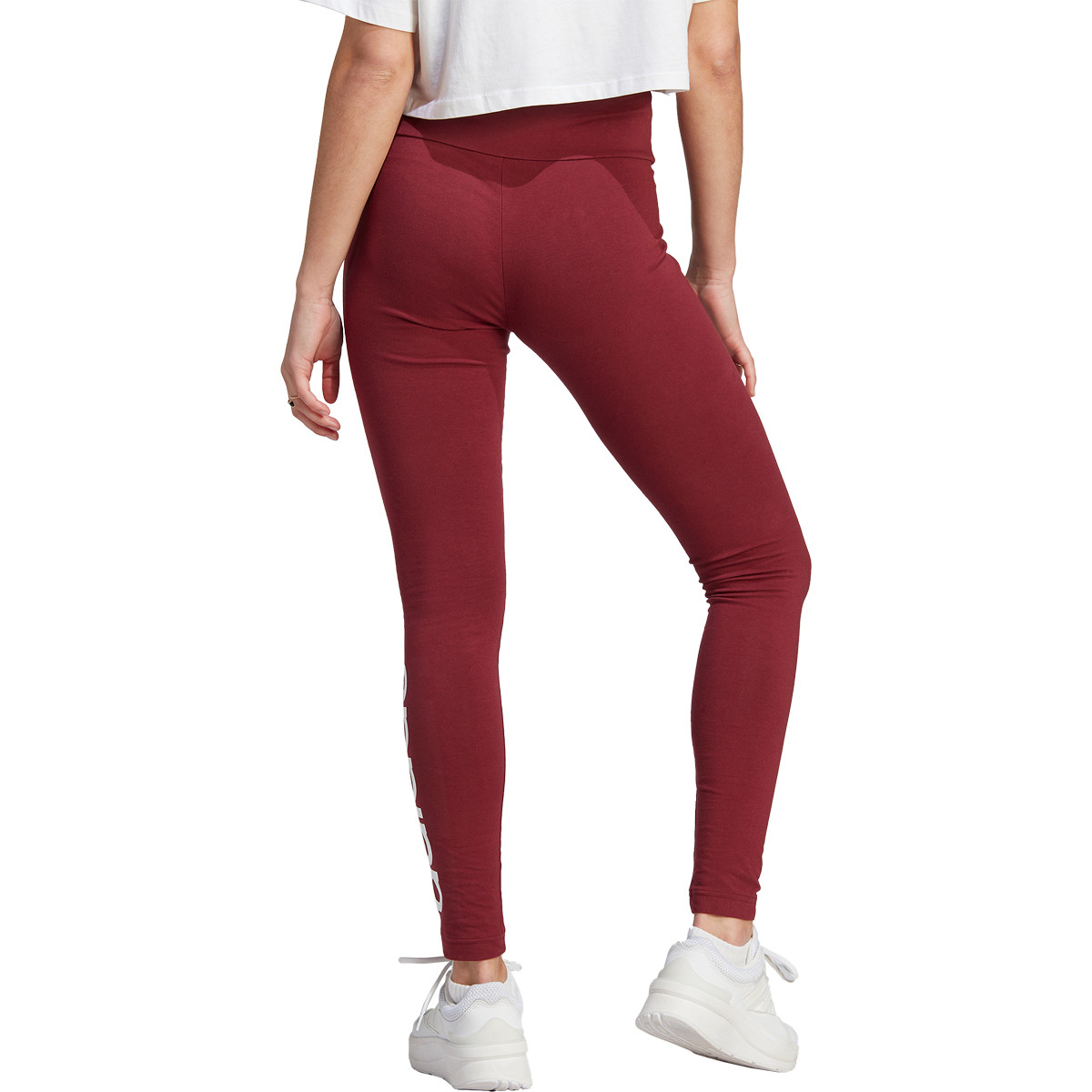 Adidas legging store dames rood