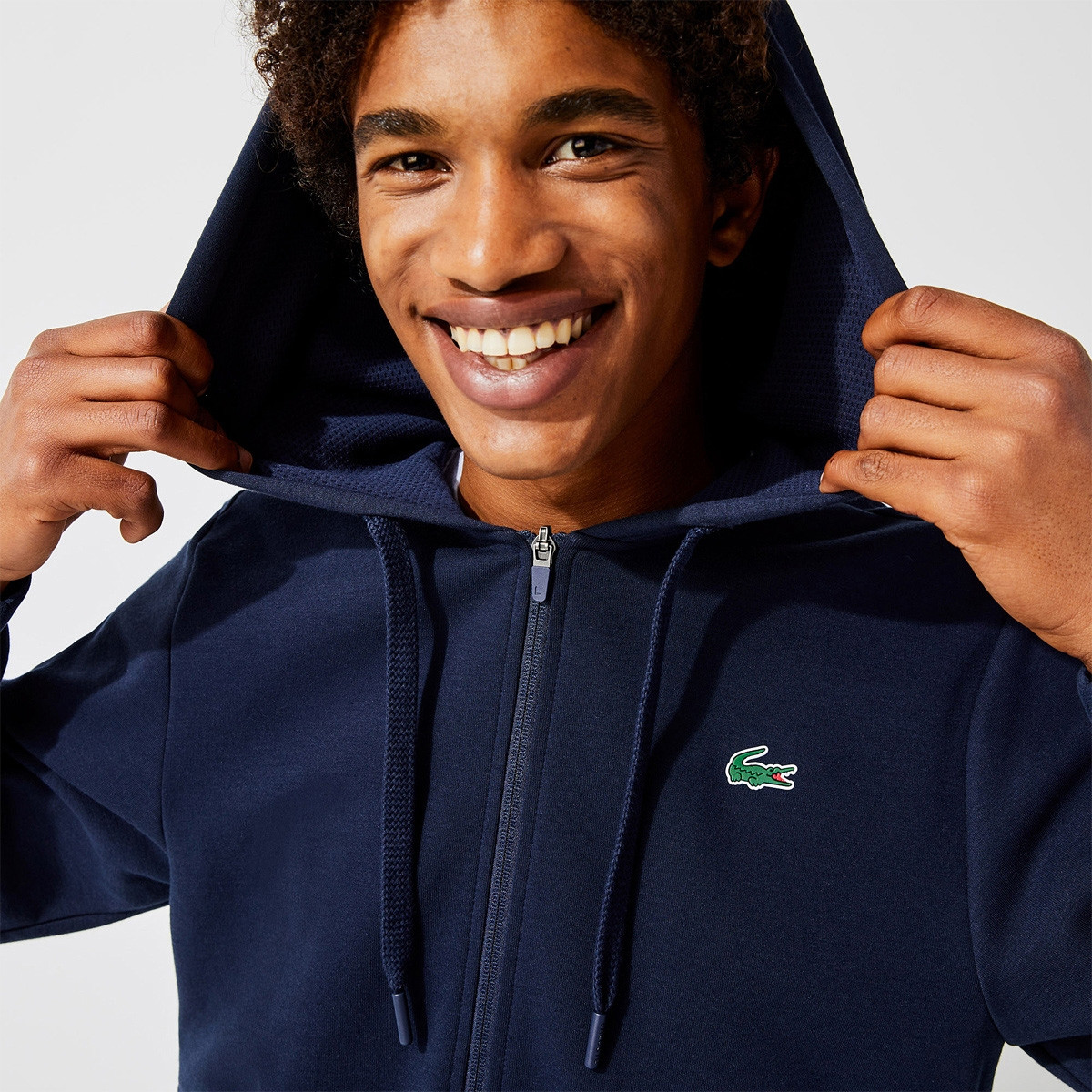 LACOSTE HOODIE MET RITS LACOSTE Heren Kleding Tennispro