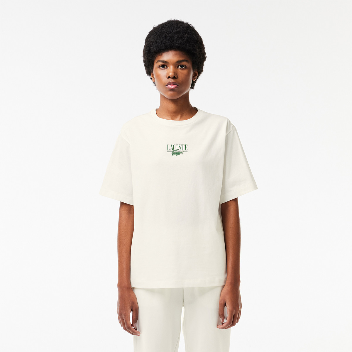 Lacoste t 2025 shirt dames