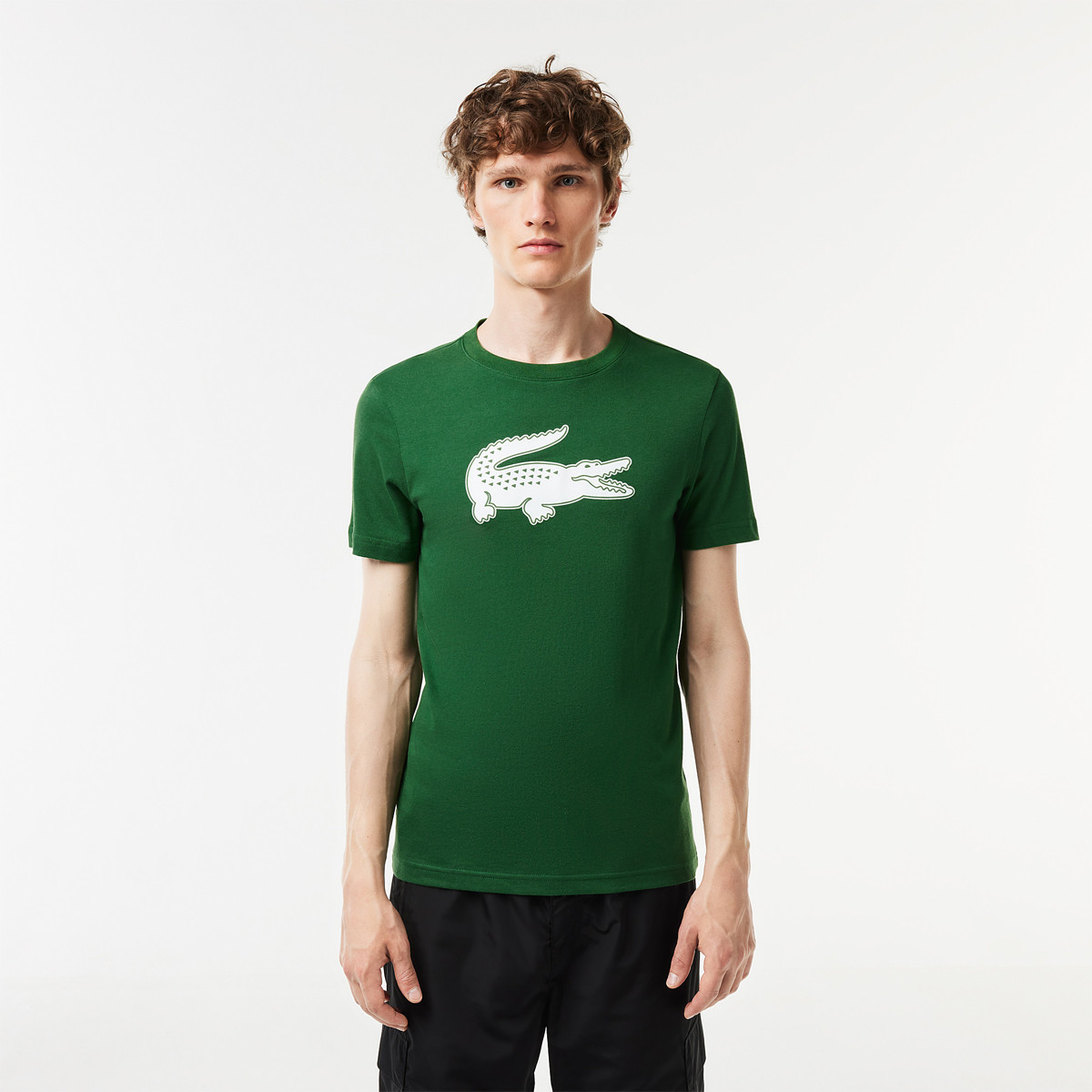 Lacoste large logo t 2024 shirt