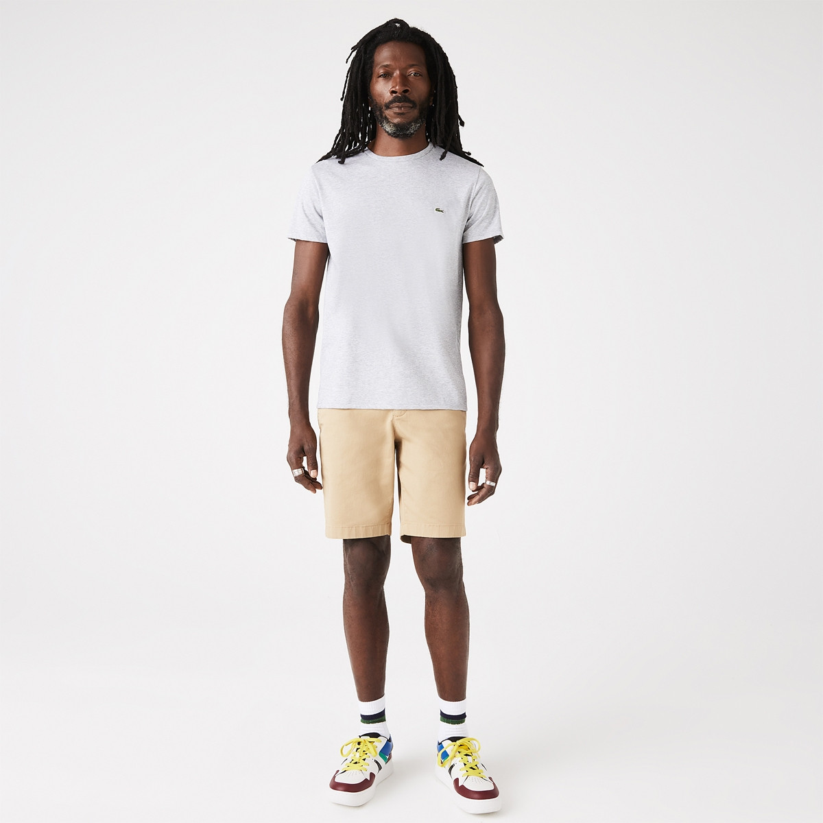 LACOSTE CREW T SHIRT LACOSTE Heren Kleding Tennispro
