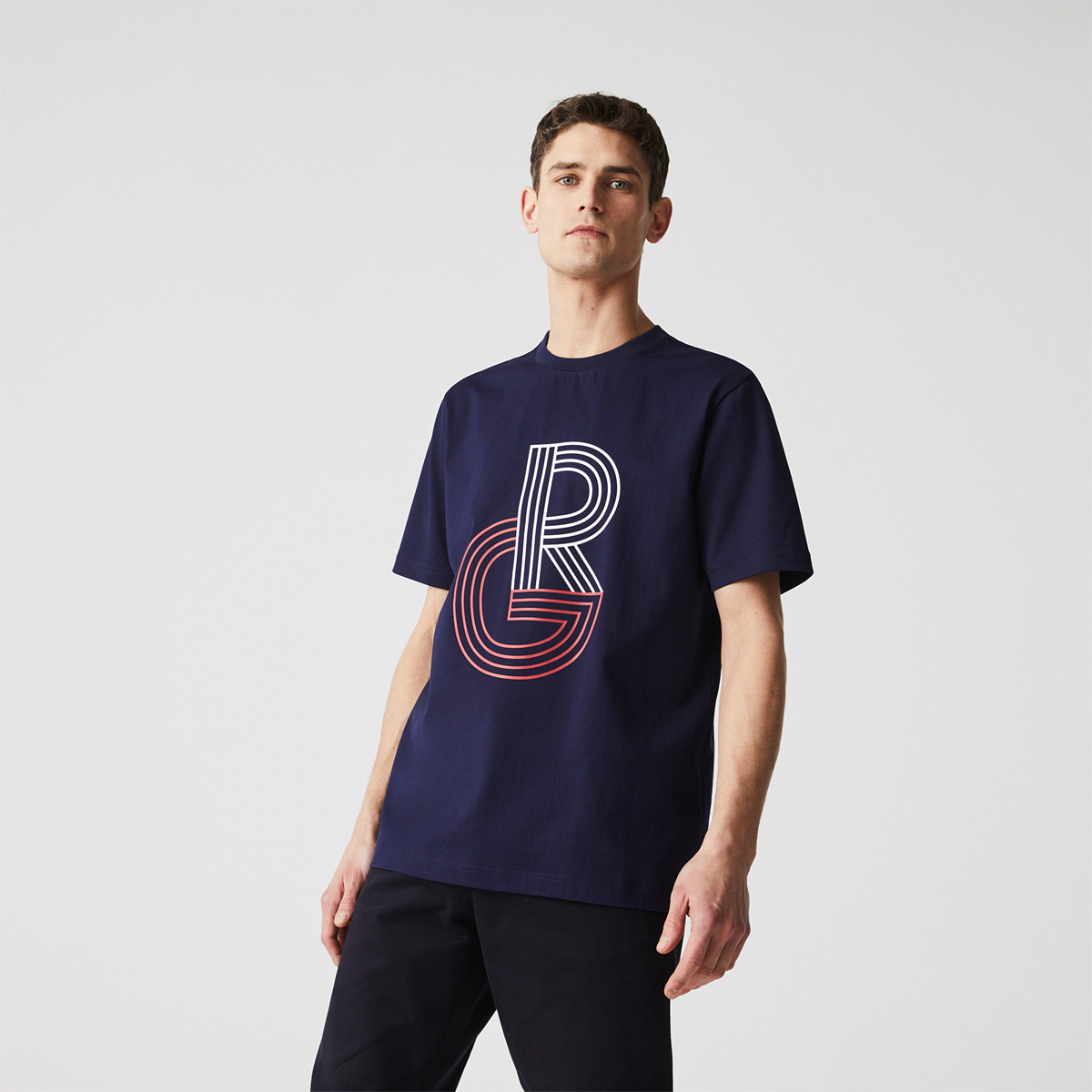 LACOSTE ROLAND GARROS CLUB T SHIRT LACOSTE Heren Kleding